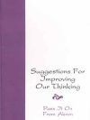 Suggestions for Improving Our Thinking