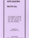 AA Speakers Manual