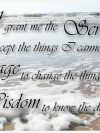 Serenity Prayer - Beach
