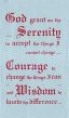 Serenity Prayer